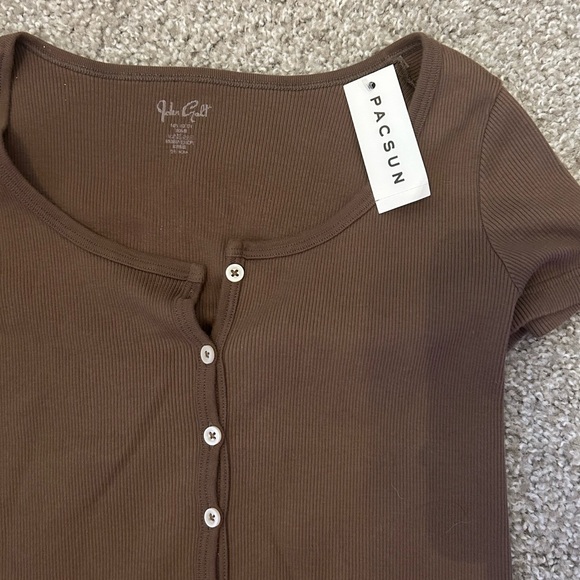 John galt/pacsun/brandy Melville, 1 size, brown, new with tag - Picture 3 of 5
